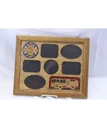 Custom Fire Rescue Northland Oak Picture Frame 5 openings  16&quot; x 12-3/4&quot; - $272.66 MXN