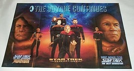 1995 Star Trek 33 3/4 by 22 inch DC Comics The Next Generation TNG promo poster - £17.94 GBP