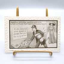 Antique Postcard Hobson 1910 Comic Love White and Black Illustration, Ne... - £20.11 GBP