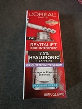 L&#39;Oréal Revitalift Derm Intensives Hyaluronic Acid Caffeine Eye Serum (P12) - £14.56 GBP