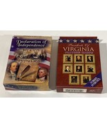 Declaration of Independence &amp; Presidents of Virginia Playing Cards Lot - $132.93 MXN