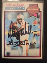 Doug Williams Authentic Hand Signed Rookie Football Card Autograph Bucca... - $29.00