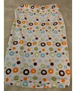 Carters Boys White Green Brown Orange Circles Fleece Diaper Changing Pad... - $11.38 CAD