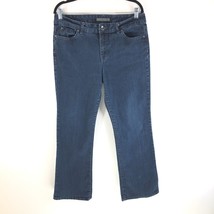 Nine West Womens Jeans Boot Cut Dark Wash Stretch Size 12 - £11.58 GBP