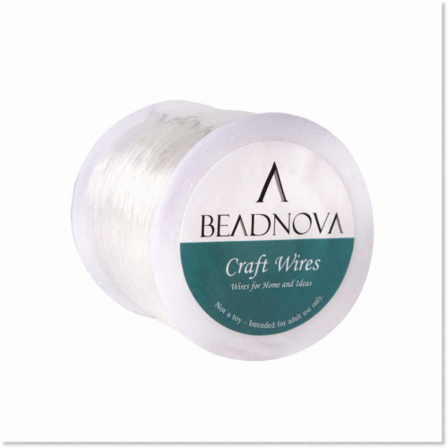 0.8mm Clear Wire Stretch String Cord - 100m Long - Ideal for DIY Bracele... - $17.81