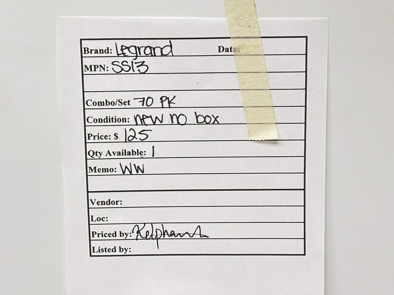 70PK Legrand Pass & Seymour SS13 Blank Wall Plate, 1‑Gang, Stainless Steel Item image 4