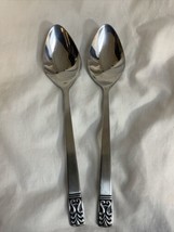 2 Carlyle Stainless Steel CAMEO Soup Spoon - $14.80