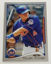 2014 Wilmer Flores Topps Chrome Mlb Baseball Card # 67 Rookie Card Refractor - £4.68 GBP