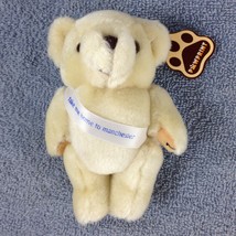 Paw Print  &quot;Take me home to Manchester&quot;  Stuffed Animal Teddy Bear - £7.99 GBP