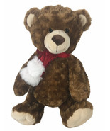 Dan Dee Collector’s Choice Christmas 16” Plush Teddy Bear Stuffed Red Scarf - £9.45 GBP