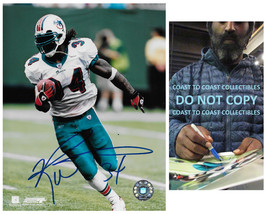 Ricky Williams signed Miami Dolphins football 8x10 photo COA proof autographed - £81.39 GBP