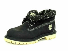 Timberland Toddler Boots Leather Roll Top 23878 Waterproof Hiking Black SZ 9 New - £32.47 GBP