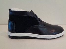 English Laundry Size 10 ADDERLEY Navy Blue Leather Fashion Boots New Men... - $147.51