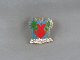 Vintage Tourist Pin - I Heart Los Angelese - Inlaid PIn  - £11.79 GBP