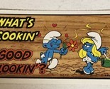 The Smurfs Trading Card 1982 #32 What’s Cookin Good Lookin - £1.93 GBP