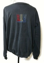 Vintage 90s Bum Equipment Sweatshirt Mens Medium Black Logo B.U.M. Red Blue Logo - £32.12 GBP