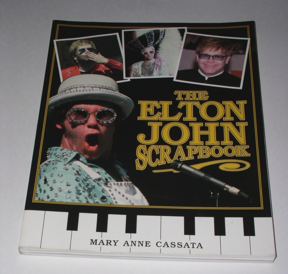 Elton John Scrapbook Softbound Book 2002 By Mary Anne Cassata Citadel 1s... - $29.99
