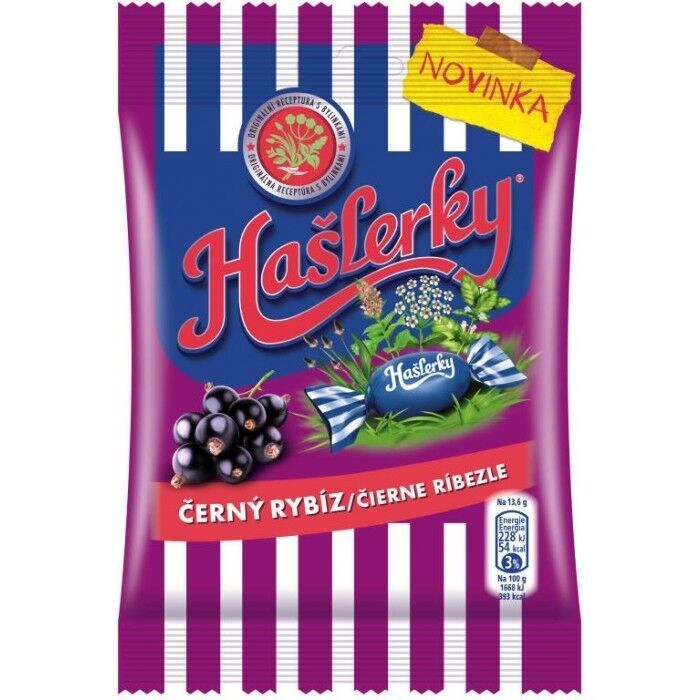 Haslerky herbal drops/ candies : BLACKCURRANT 90g - FREE SHIPPING - $7.91