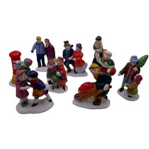 Lemax Christmas Village People Figurines Lot 9 Pc - £28.25 GBP