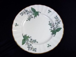 Royal Worcester Valencia bone china bread plate white flowers gold rim 6... - £9.83 GBP