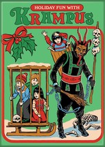 Steven Rhodes Humor Holiday Fun With Krampus Refrigerator Magnet NEW UNUSED - £3.12 GBP