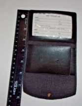 LEATHER MILITARY ID WALLET HOLDS ID CARD - $11.87