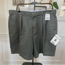 NWT Chino Brand Front Pleat Shorts Olive Green 38 - $20.88