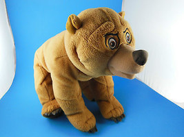Brother Bear Disney Plush 12&quot; Embroidered Eyes  Great Face  Hasbro Awesome - $10.60