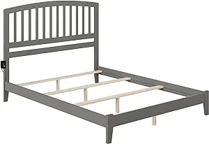 AFI Richmond Queen Traditional Bed with Open Footboard and Turbo Charger... - $541.99