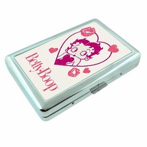 Heart Boop Pink Valentine Betty Metal Silver Cigarette Case - $313.10 MXN