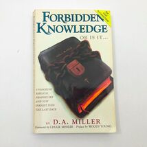 Forbidden Knowledge Or Is It... By D. A. Miller  1994 Paperback - $198.78 MXN