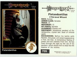 1991 TSR AD&amp;D Gold Border Fantasy Art RPG Card 709 Dragonlance ~ Fistandantilus - £5.41 GBP
