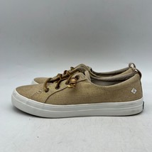 Sperry Top Sider Crest Vibe STS99252 Womens Gold Lace Up Casual Shoes Si... - $29.69
