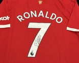 Cristiano Ronaldo Signed Manchester United Soccer Jersey COA - £280.32 GBP