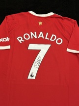 Cristiano Ronaldo Signed Manchester United Soccer Jersey COA - £278.97 GBP