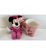 Minnie Mouse Graduation Plush Pink Robes 8&quot; Stuffed Animal Toy Disney KC... - £15.73 GBP
