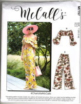 McCall&#39;s M7757 Misses XS - M Crop Tops and Pants Uncut Sewing Pattern New - £12.40 GBP