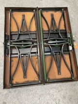 Vintage &quot;Handy&quot; Suitcase Folding Picnic Table &amp; Chair Set Milwaukee Stamping Co - £553.07 GBP