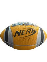 NERF Football Orange Yellow Black Classic Pro Grip Hasbro w Finger Grooves - $18.95