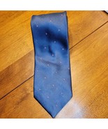 Wembley Leatherback Satins Blue with Pink accents Tie - $14.85