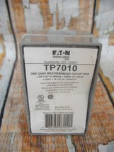 Cooper Crouse Hinds TP7010 Single Gang Weatherproof box with (3) 1/2&quot; holes - $8.80