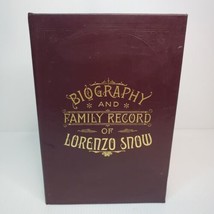 Biography and Family Record of Lorenzo Snow by Eliza R. Snow Smith Hardcover LDS - £9.54 GBP