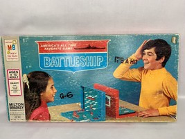 Vintage Battleship Game Milton Bradley 1967 Complete - £11.17 GBP