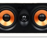 The Micca M-Cs Dual 5.25 Inch 2-Way In-Wall Center Channel Speaker For Home - $73.97