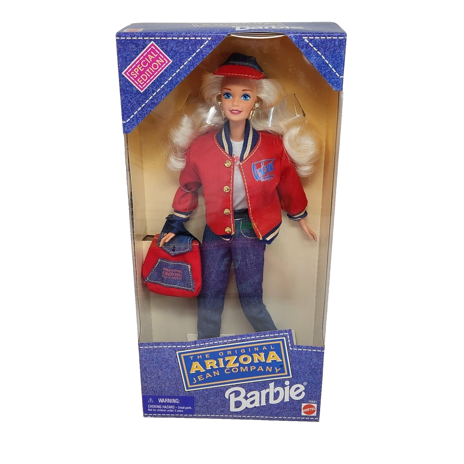 VINTAGE 1995 ARIZONA JEAN CO BARBIE DOLL MATTEL # 15441 NEW SEALED BOX - £15.18 GBP