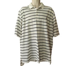 Vtg Polo by Ralph Lauren Shirt Fit Men&#39;s Size XL Stripe Short Sleeve - £21.18 GBP