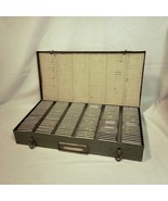 Brumberger 35mm Metal Slide Storage Case 150 Slides Yellowstone Kwik Kli... - $103.80 CAD