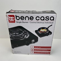 New Bene Casa Single 1000 Watt Electrical BURNER-HOT Plate, Model BC-99700 - £7.56 GBP