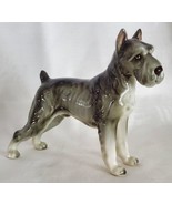 Lefton Schnauzer Figurine Figure Dog Japan H03103 6 1/2&quot; x 5 1/2&quot; - £22.02 GBP