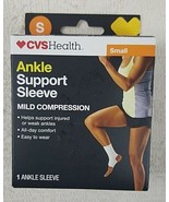 CVS Health ANKLE Support Sleeve Mild Compression Sz.Small  2 pack - £9.40 GBP